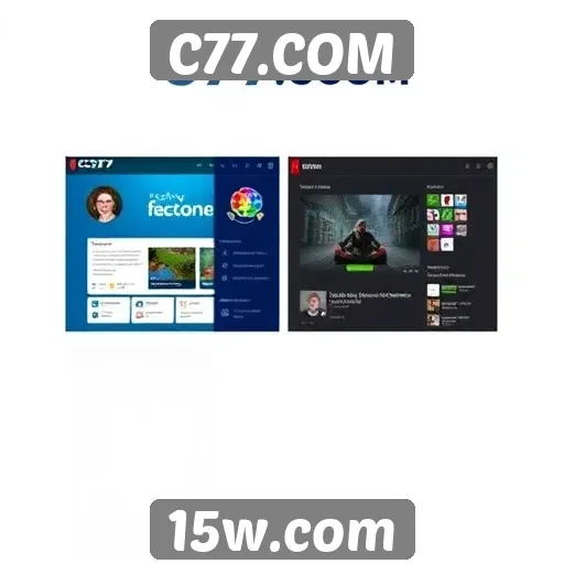 Evolução da interface do usuário no C77.COM
